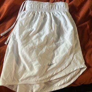 White Nike women’s medium shorts